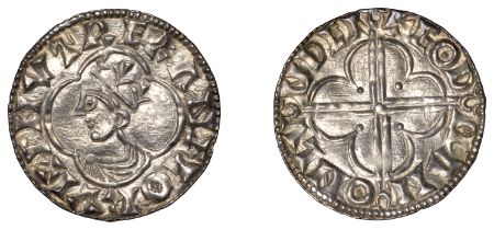 Cnut (1016-1035), Penny, Quatrefoil type, London, Godman, godman on lvnden, struck from late...
