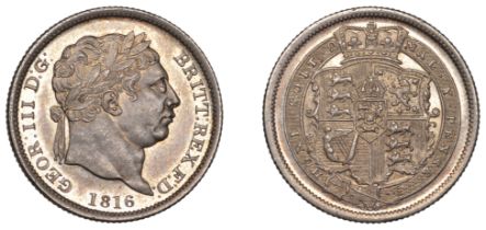 George III (1760-1820), New coinage, Shilling, 1816 (ESC 2140; S 3790). Virtually as struck...