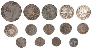 Elizabeth I, Third issue, Sixpence, 1570, mm. castle, 2.76g/8h (S 2562); together with assor...