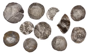 Henry V, Penny, York, trefoil over mullet and broken annulet by hair, 0.93g/6h (S 1789); Edw...