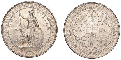 British Colonies, Trade Dollar, 1900b (Prid. 9; KM T5). About extremely fine Â£150-Â£180