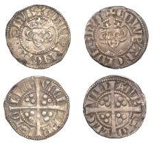 Edward I, Penny, class 3cd, Bristol, 1.41g/5h (S 1390); together with another Penny of Brist...