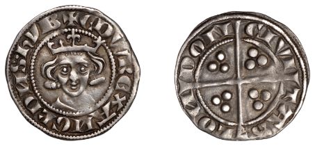 Edward I (1272-1307), New coinage, Penny, class 1c, London, reversed ns both sides, pellet a...