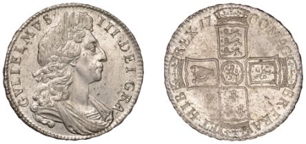 William III (1694-1702), Halfcrown, 1700, edge dvodecimo (ESC 1043; S 3494). Some adjustment...