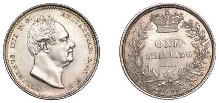 William IV (1830-1837), Shilling, 1834 (ESC 2489; S 3835). Good extremely fine, lightly tone...