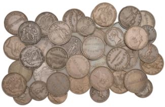 Australia, VICTORIA, Geelong, R. Parker, Pennies (14) (G 216 [2], 216a [6], 216d, 216f, 217...