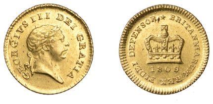 George III (1760-1820), Pre-1816 issues, Third-Guinea, 1810, second bust (EGC 878; S 3740)....