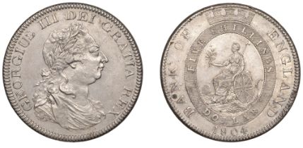 George III (1760-1820), Bank of England, Dollar, 1804, types E/2 (ESC 1951; S 3768). Lightly...