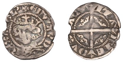 Edward III, Esterlin, no extra marks in legend, 1.18g/12h (Elias 56; W 56; S 8047). Small ch...
