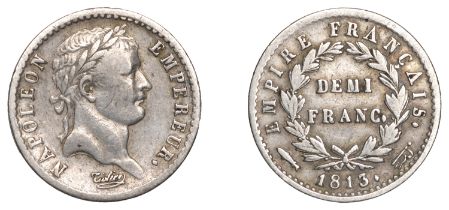 Napoleon I, Half-Franc, 1813, Utrecht (Gad. 399; KM 691.16). About very fine, rare Â£200-Â£260