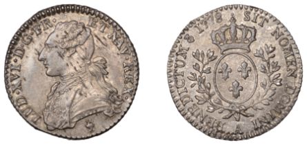 Louis XVI, Tenth-Ã‰cu aux branches d'olivier, 1778a, Paris, 2.96g/6h (Dup. 1711; Gad. 353). T...