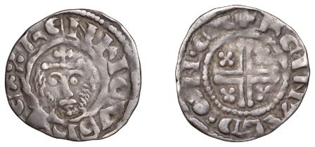 Richard I (1189-1199), Penny, class IIIab1, Canterbury, Reinald, reinald . on . ca, portrait...