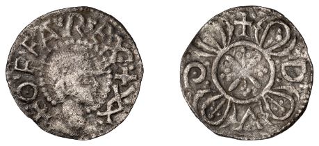 Kings of Mercia, Offa (757-96), Penny, Light coinage, London, Dud, +offa rex+ a, bust right,...