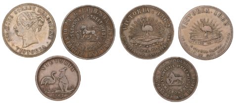 Australia, Victoria, MELBOURNE, Fenwick Brothers, Penny, undated (G 70a; A 121); A.G. Hodgso...