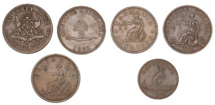 Australia, Victoria, MELBOURNE, Crombie Clapperton & Findlay, Halfpenny, undated (G 52; A 84...