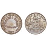 Australia, Queensland, BRISBANE, Merry & Bush, Penny, 1863 (G 184; A 364). About extremely f...