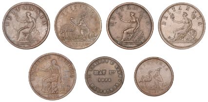 Australia, Victoria, MELBOURNE, Adamson, Watts, McKechnie & Co., Halfpenny, 1855 (G 3; A 3);...