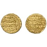 Mamluk, al-Nasir Muhammad (693-694, 698-708, 709-741h), Dinar, mint and date off flan, 6.12g...