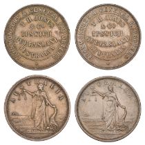 Australia, Queensland, IPSWICH, T.H. Jones & Co., Pennies (2), undated (G 149a, 149b; A 306,...