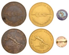 Jamaica, IX Central American and Caribbean Games, Kingston, 1962, medals (2), in bronze and...