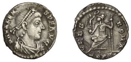 Roman Imperial Coinage, Valens (364-378), Siliqua, Trier, 364-7, d n valen-s avg, pearl-diad...