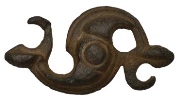 Iron Age, Northern Britain, bronze Dragonesque plate brooch, Brigantian, late 1st century AD...