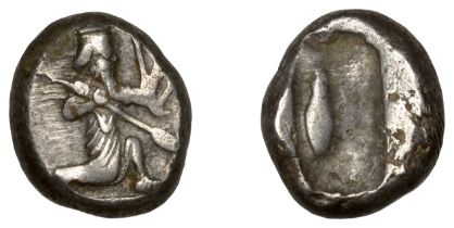 Greek Coinages, ACHÃ†MENID KINGS OF PERSIA, Darios I to Xerxes II, Siglos, c. 480-420 king kn...