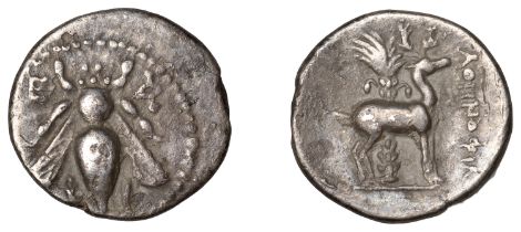 Greek Coinages, IONIA, Ephesos, Drachm, c. 202-150, struck under the magistrate Athenophilos...