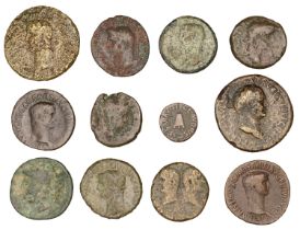 Roman Imperial Coinage, Germanicus, Asses (2), both restitution issue under Claudius, Rome,...