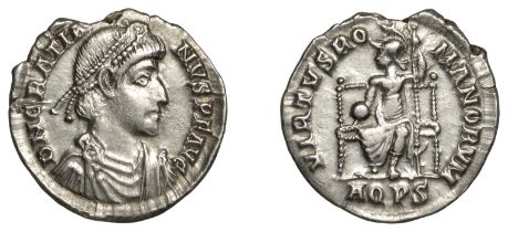 Roman Imperial Coinage, Gratian (367-383), Siliqua, Aquileia, 378-83, d n gratia-nvs p f avg...