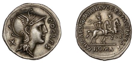 ROMAN REPUBLICAN, a reproduction Denarius by C. Becker (1772-1837), after the 'Restitution I...