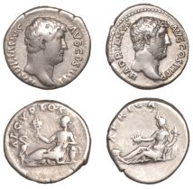 Roman Imperial Coinage, Hadrian, Denarii (2), both 130-3, revs. Ã†gyptos reclining left, hold...