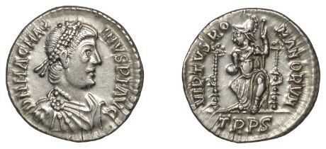 Roman Imperial Coinage, Magnus Maximus (383-388), Siliqua, Trier, d n mag max-imvs p f avg,...