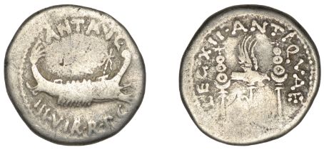 Roman Imperatorial Coinage, The Triumvirs, Mark Antony, Legionary Denarius, Patrae?, 32-31,...