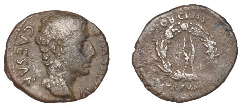 Roman Imperial Coinage, Augustus (27 BC-AD 14), Denarius, uncertain Spanish mint, 19-18 BC,...