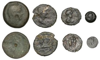 Greek Coinages, PTOLEMAIC KINGS OF EGYPT, Kleopatra VII, Ã† Unit, struck at Chalkis (Syria),...