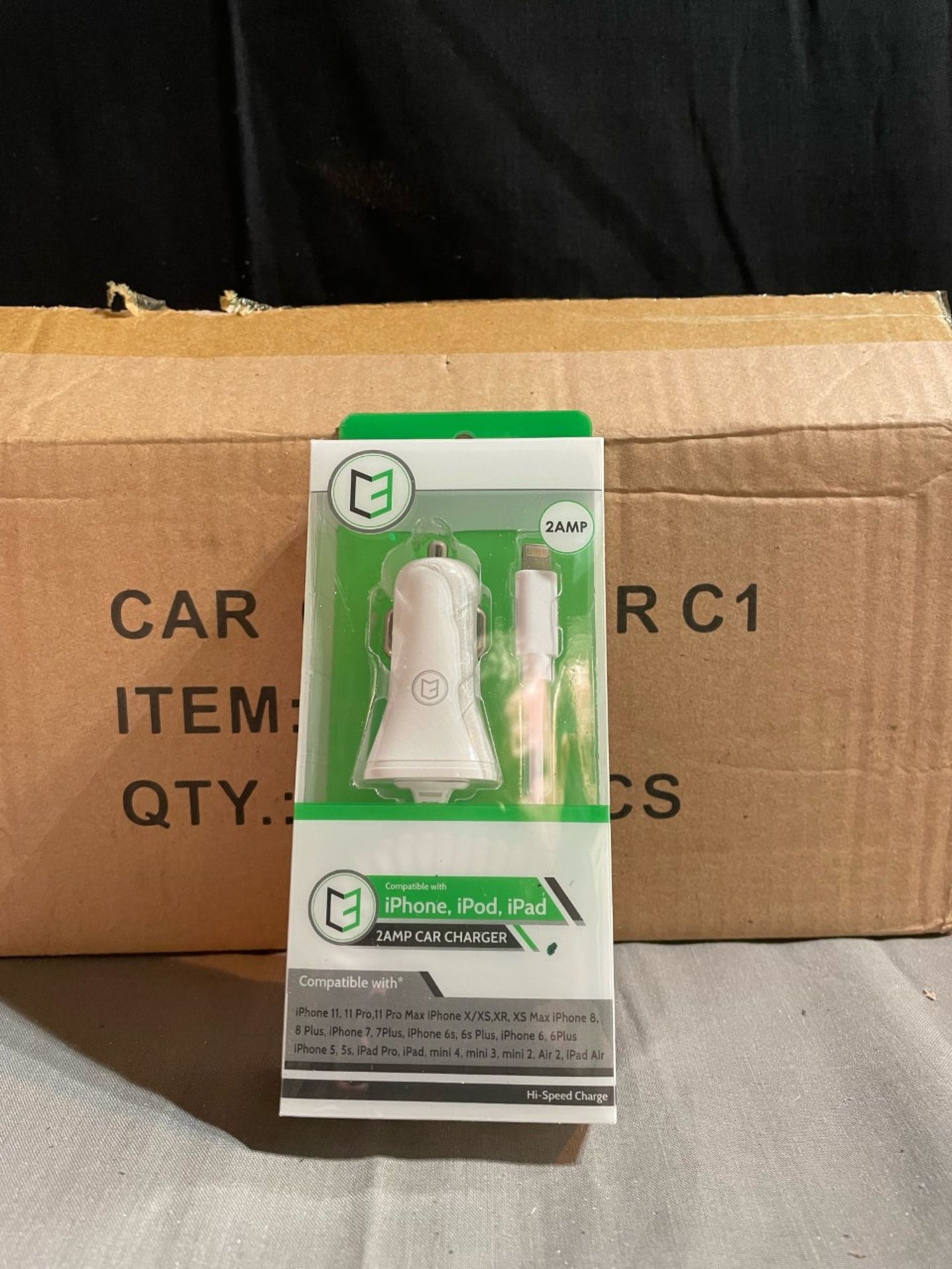 1x iPhone car charger new in box.