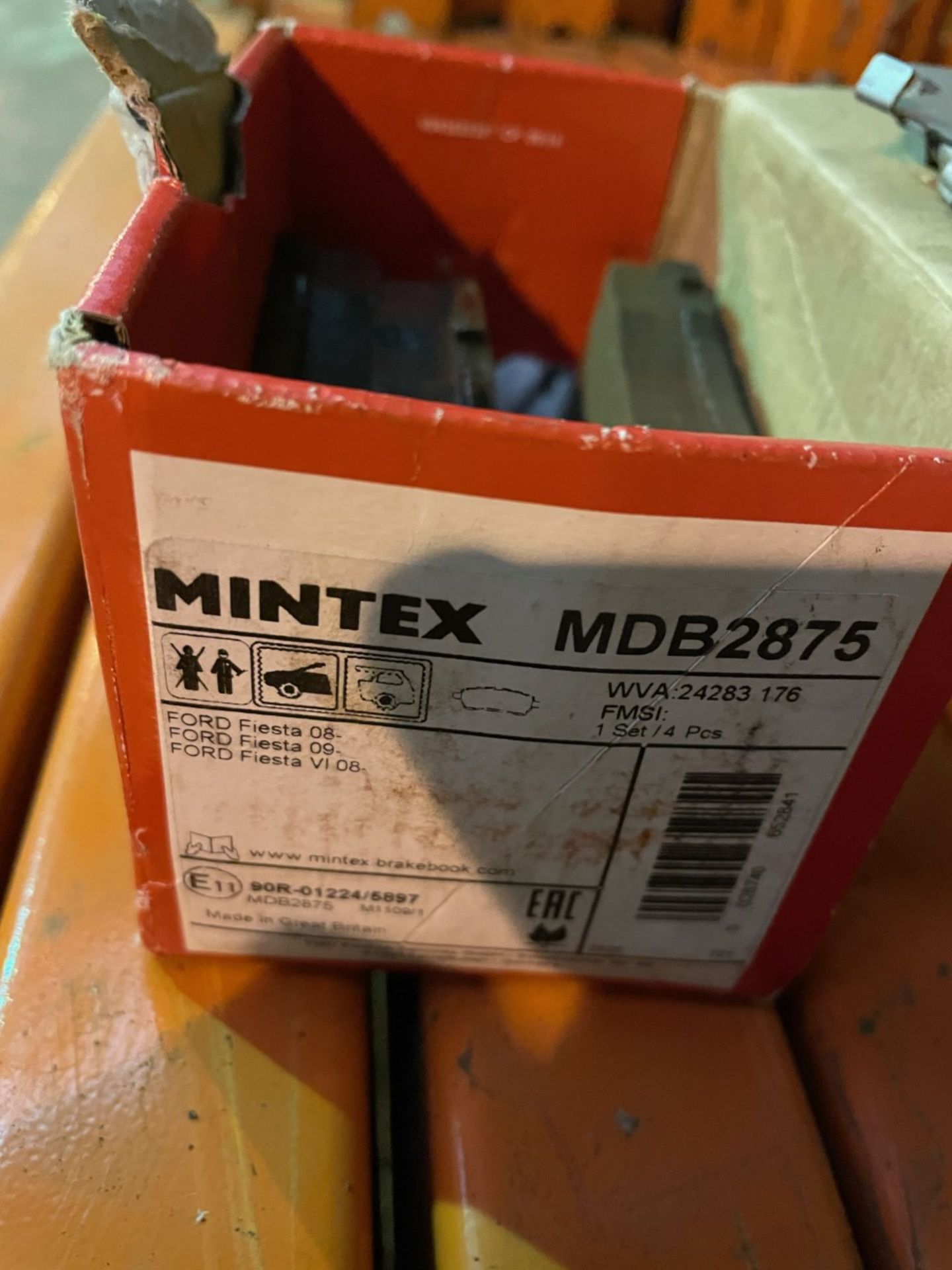 Brand new set of mintex break pads for Ford fiesta 08 onwards MDB2875 set of 4 - Image 3 of 5