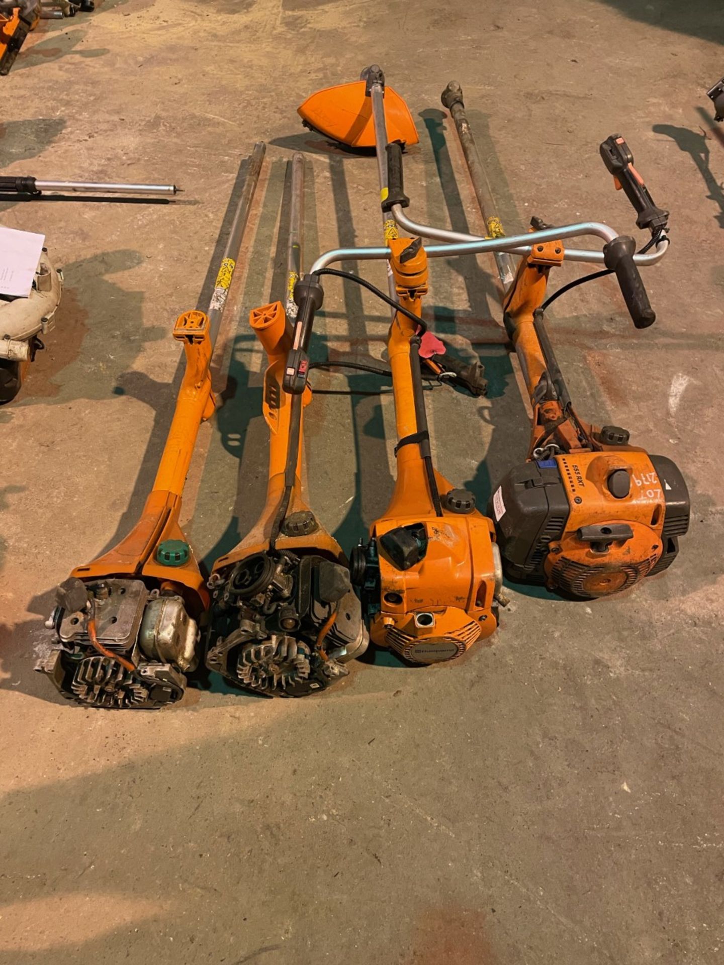 Job lot of 4 Husqvarna 545RXT strimmers spares or repair.
