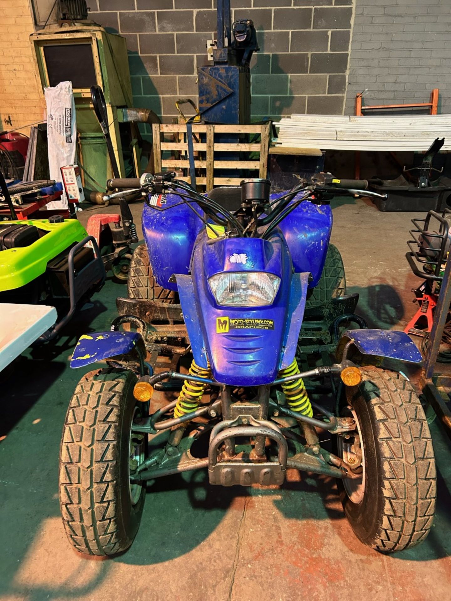 Road legal quadzilla ram 250. On an 04 plate. Very quick bike. Comes with V5 no MOT