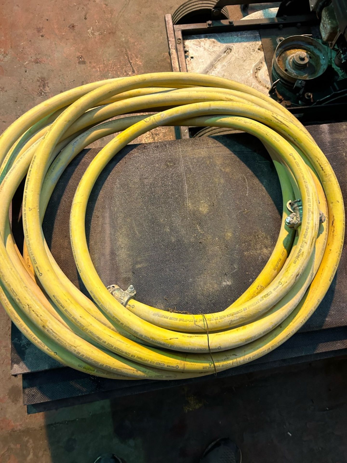 15m of Pirtek 3/4” air compressor hose with couplings fitted