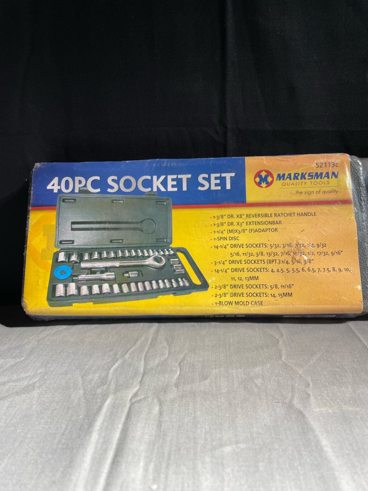 New Marksman 40pc socket set