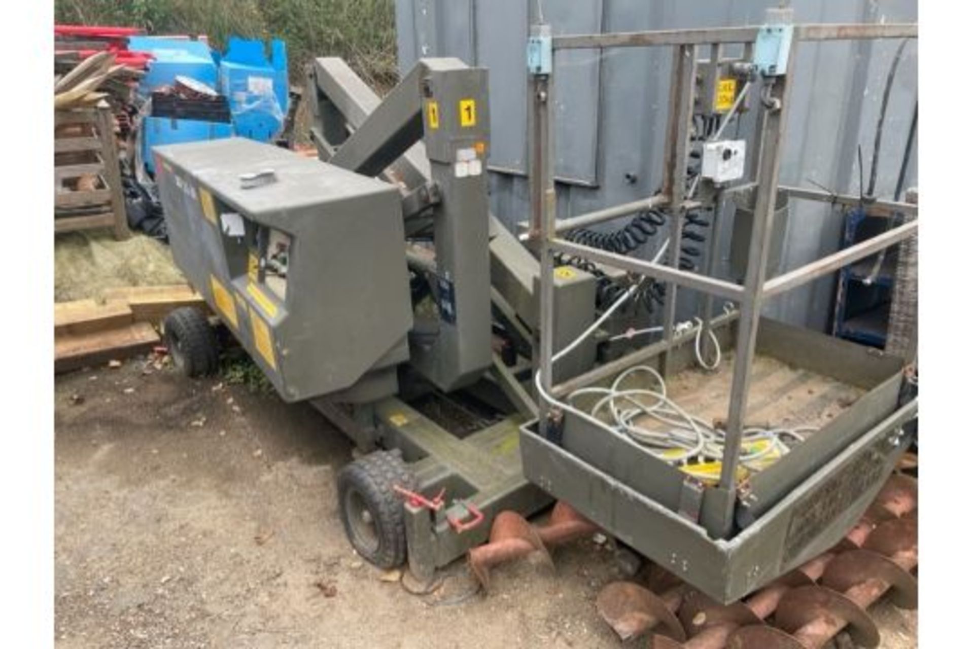 12 metre platform telescopic this machine reaches the height stated all in full working order