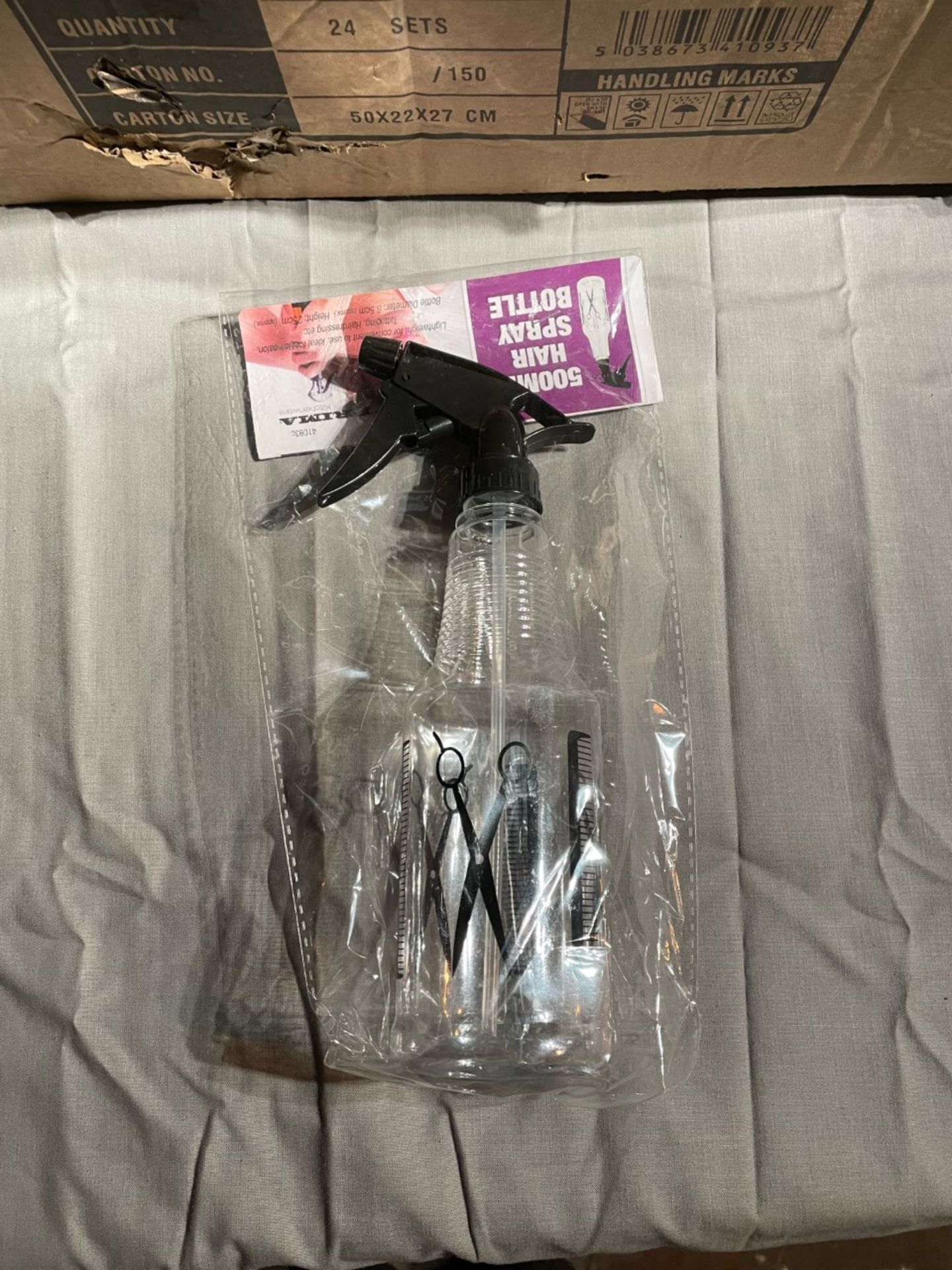 1 new box of 500ml hair spray bottles. Box of 24 - Image 2 of 2