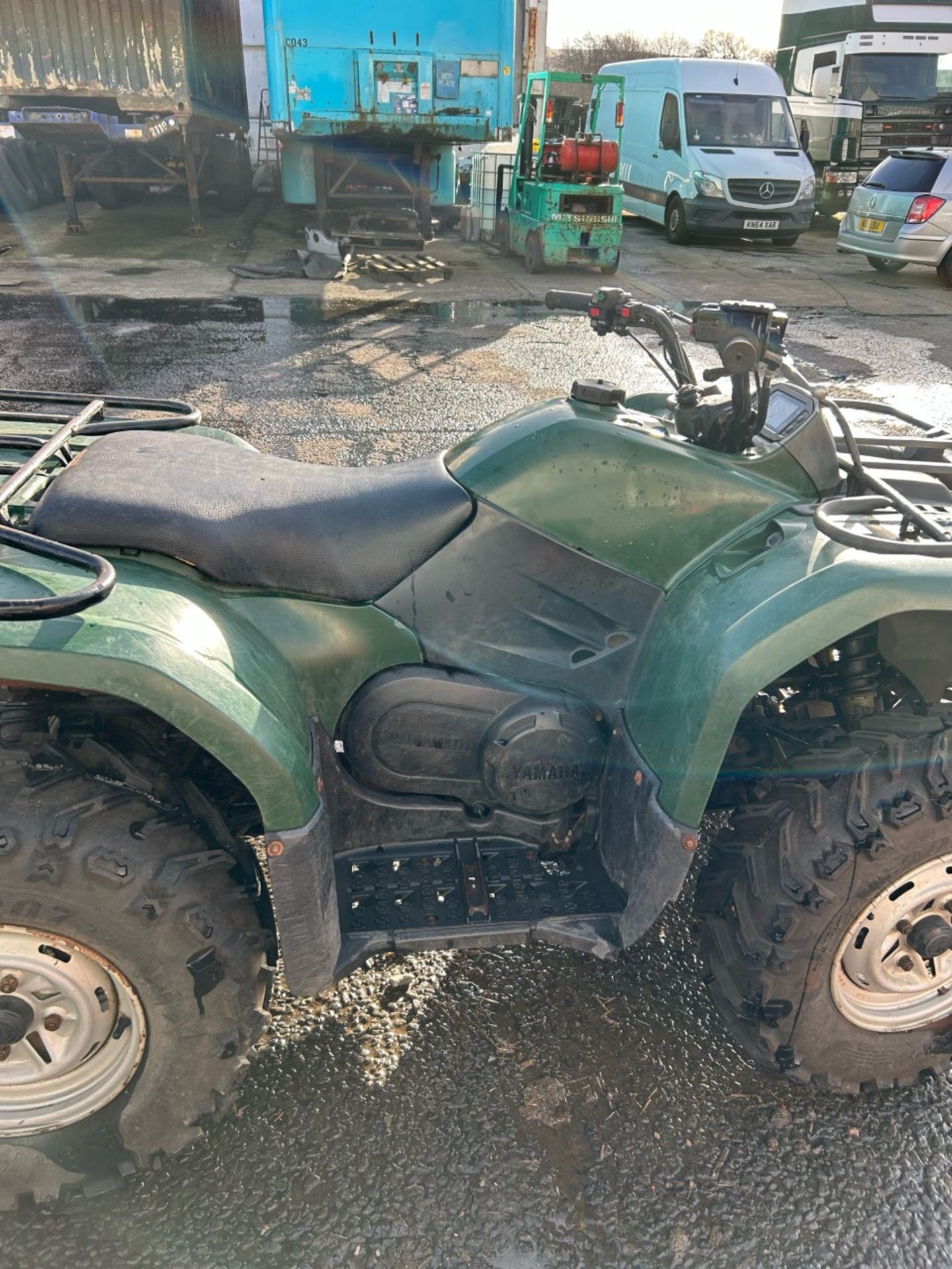 Yamaha grizzly 450cc 2018 model. Full working order as seen in video. New tyres all round. - Image 4 of 5