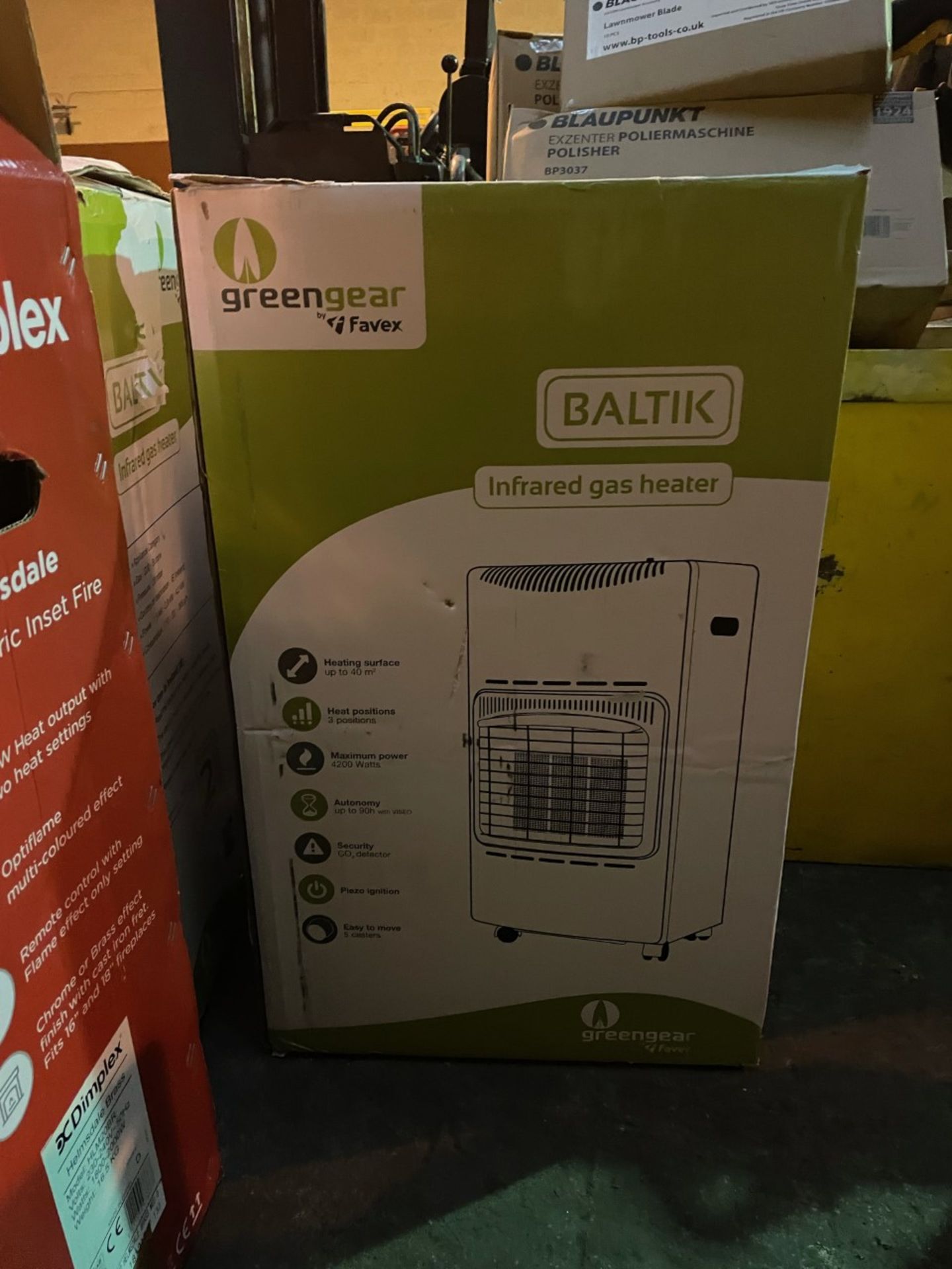 1x new in box Greengear portable indoor infrared gas heater. RRP £229 - Image 3 of 3