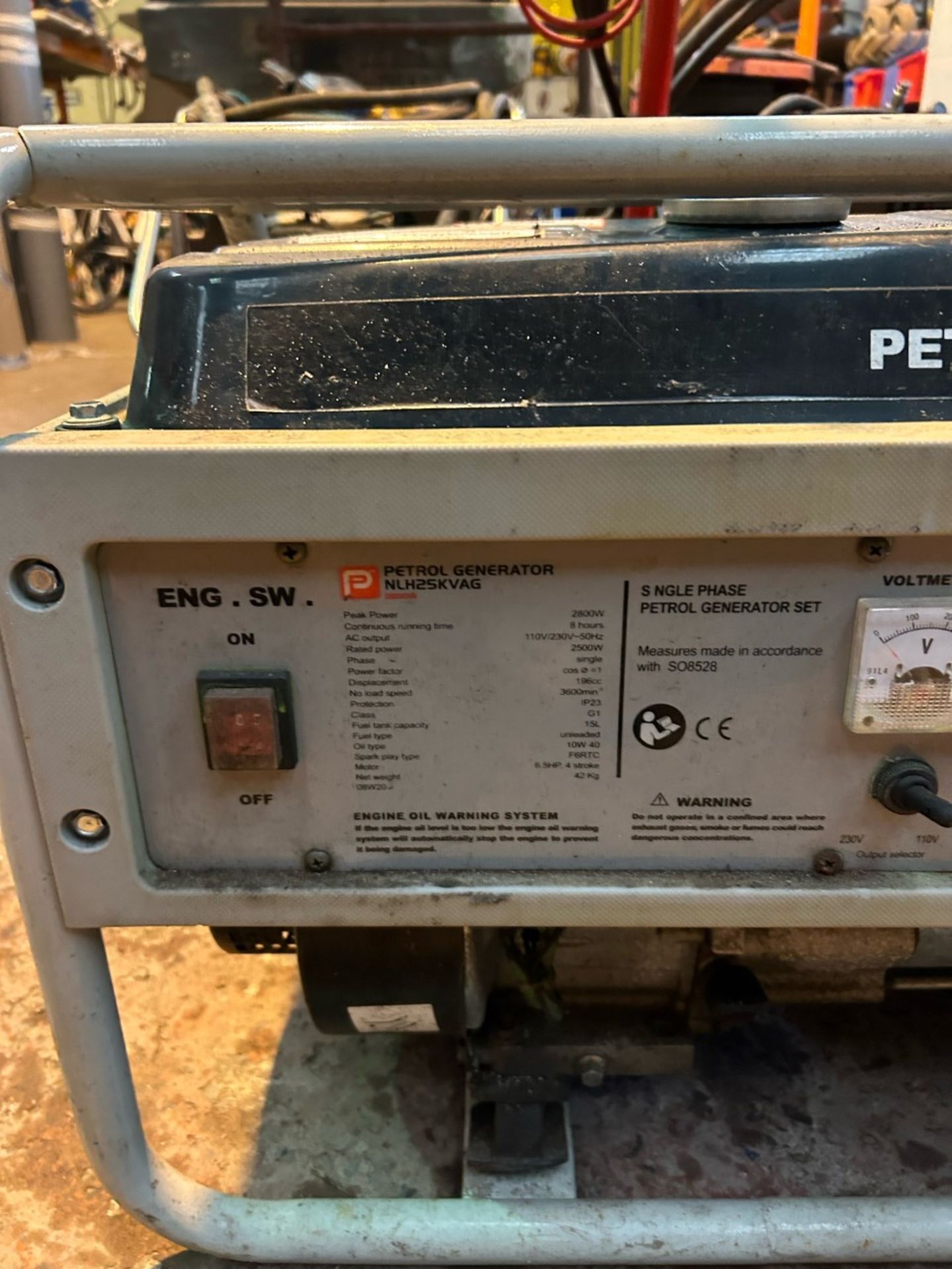 Petrol powered generator for spares or repair - Image 3 of 3