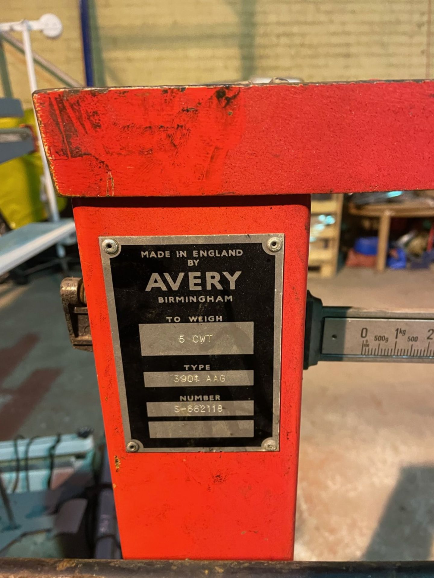 Avery of Birmingham vintage platform scales. Model 3901-AAG - Image 3 of 4