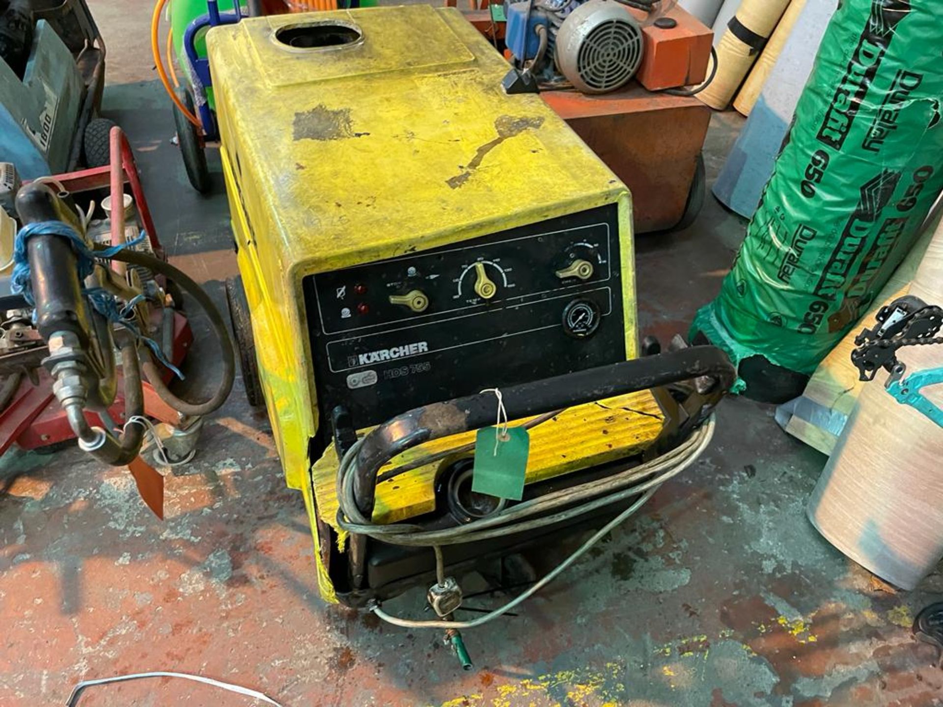 Karcher pressure washer we have plugged in turns on but we have not tested water through it