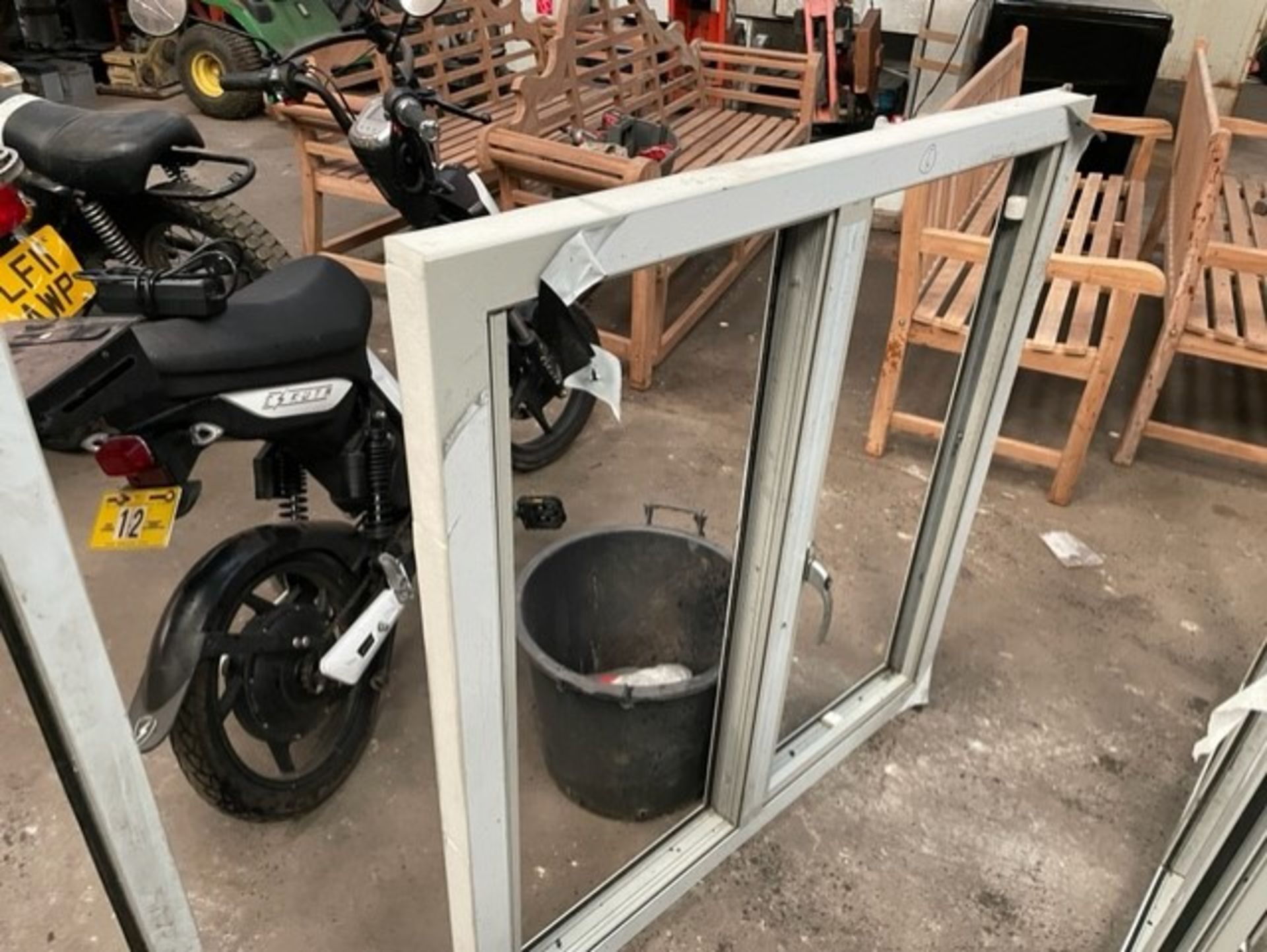 Window frame  measuring 43.5 x 46 inch you are bidding for 1 window alloy frames purpose built - Image 4 of 9